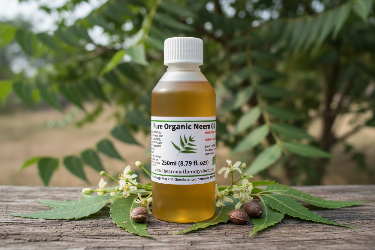 Neem Oil Bottle - Simple Ribbed Cap