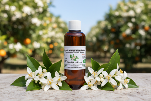 Neroli Floral Water 100ml with Natural Background