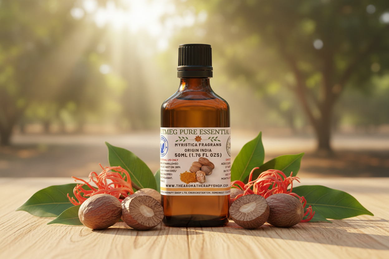 Nutmeg Pure Essential Oil 50ml Outdoor Showcase