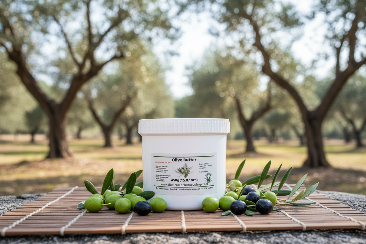 Olive Butter 450g outdoor product photography