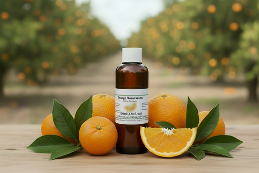Orange Floral Water