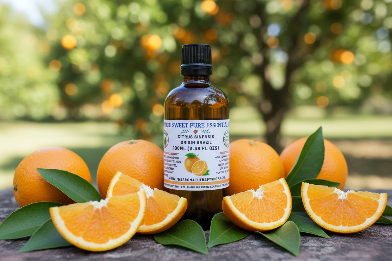Orange Sweet 100ml Essential Oil - No Blossoms