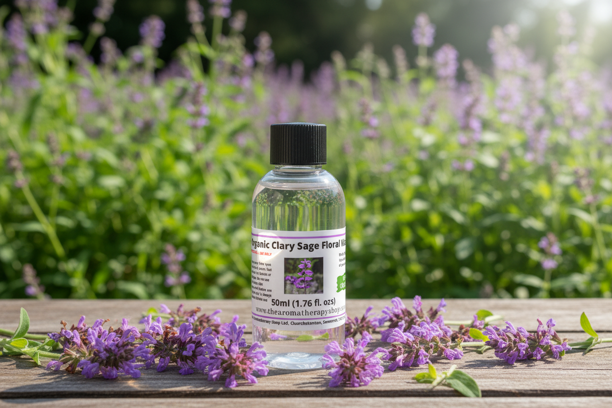 Organic Clary Sage Floral Water 50ml - simplified