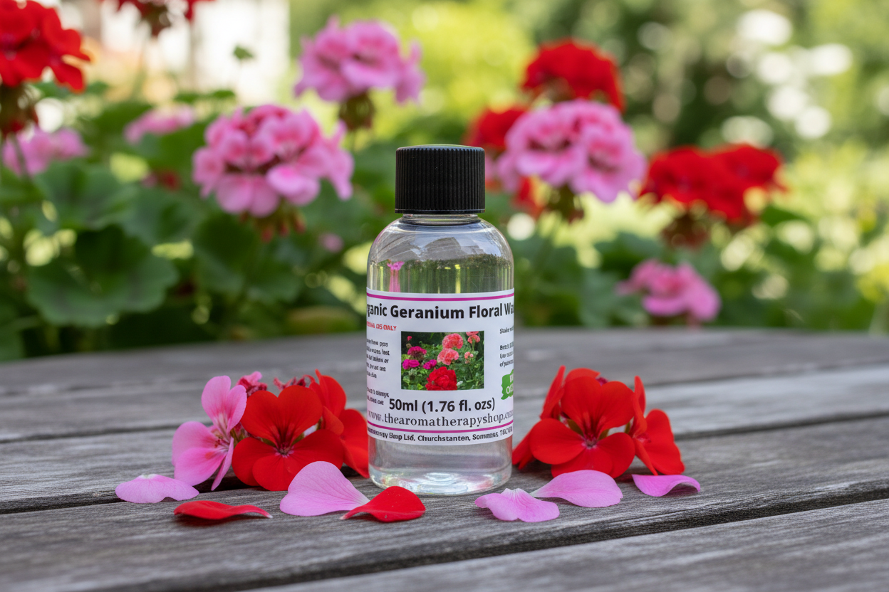 Organic Geranium Floral Water 50ml - simplified