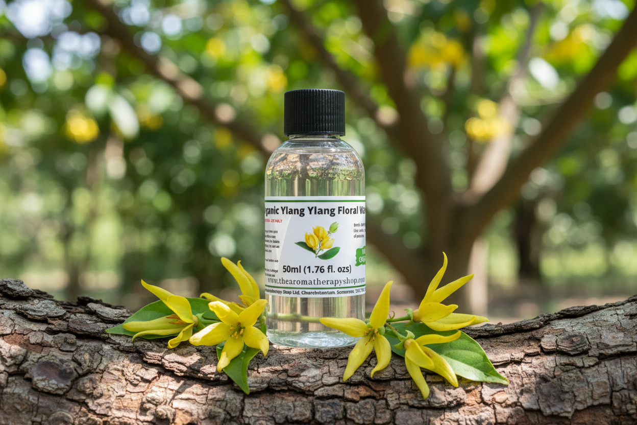 Organic Ylang Ylang Floral Water outdoor setting