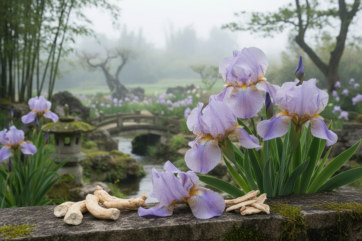 Orris Absolute — Iris germanica Chinese Natural Setting
