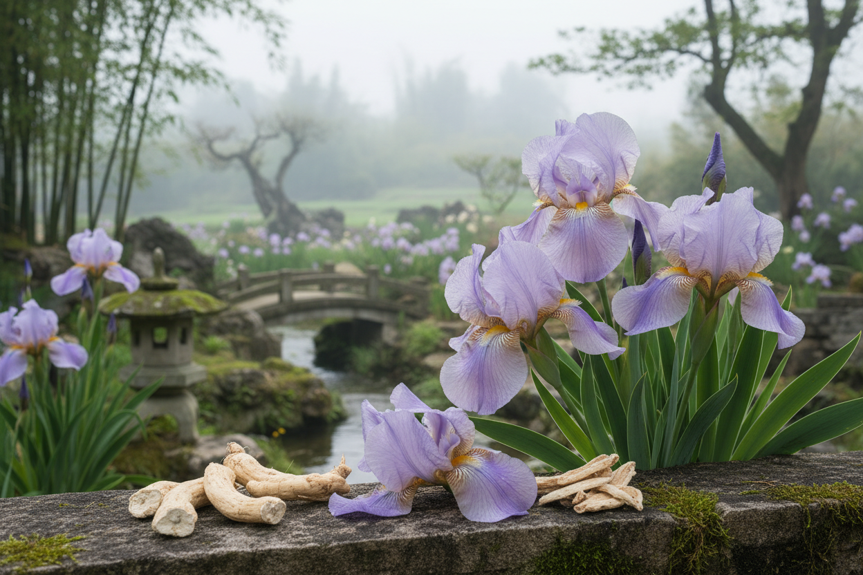 Orris Absolute — Iris germanica Chinese Natural Setting