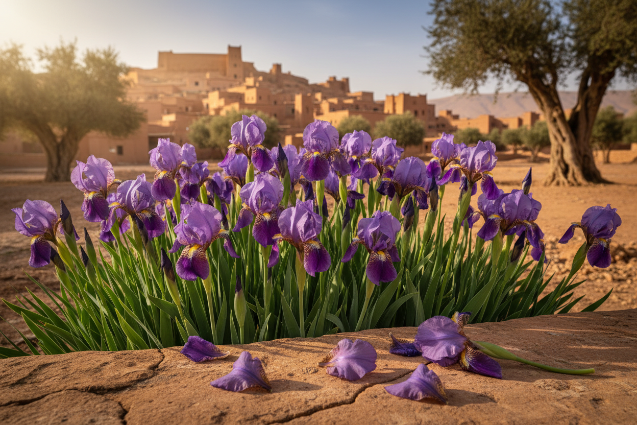 Orris Germanica Morocco Natural Scene
