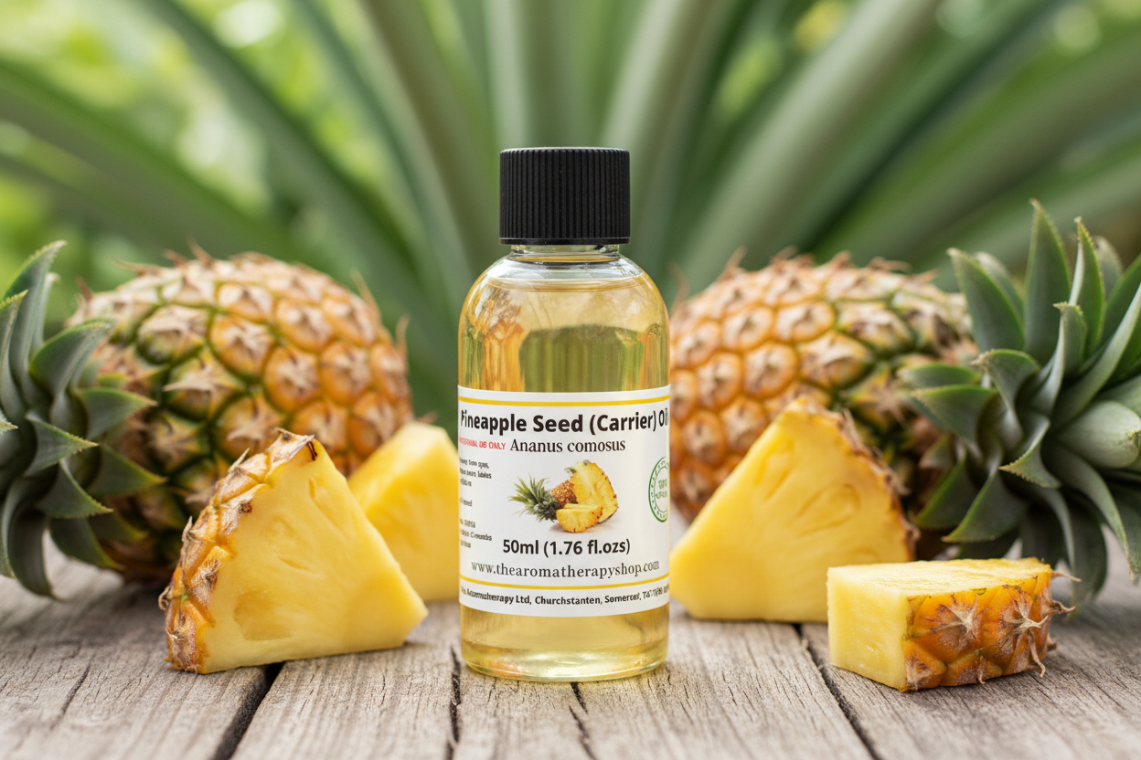 Pineapple Seed Carrier Oil 50ml outdoor product photography