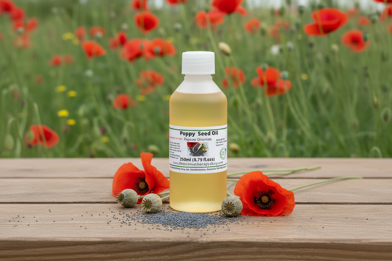 Poppy Seed Oil 250ml - Exact Bottle and Label