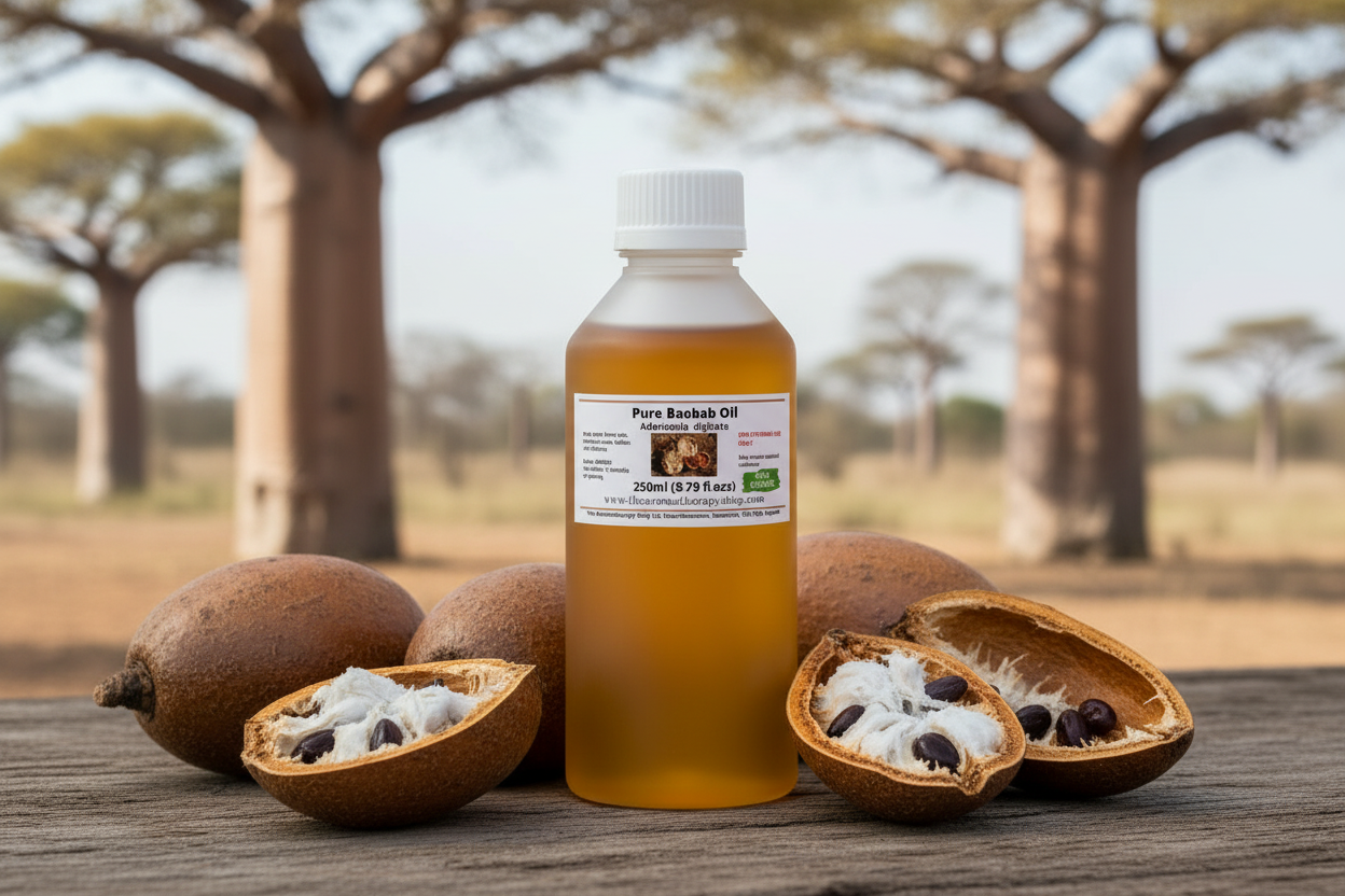 Pure Baobab Oil 250ml matching 50ml oil color
