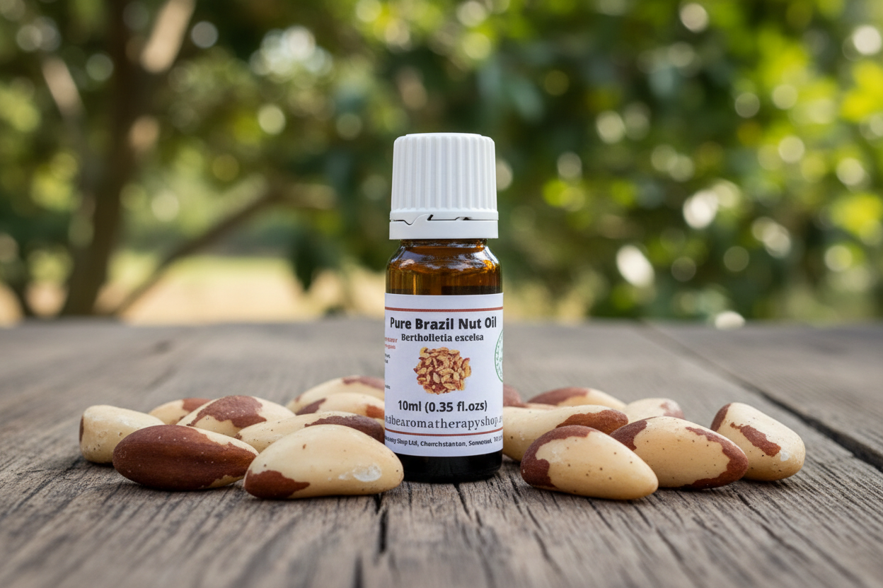 Pure Brazil Nut Oil outdoor product photography