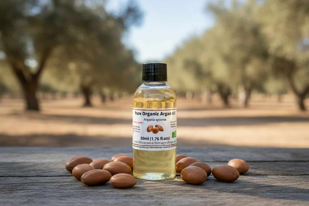 Pure Organic Argan Oil 50ml with updated bottle - filled to top