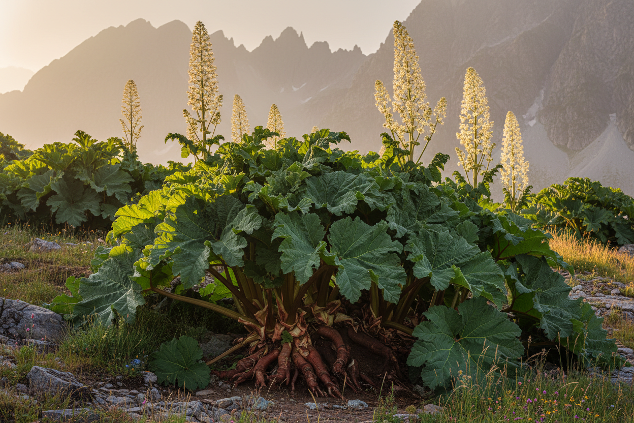 Rhubarb Wild — Rheum officinale
