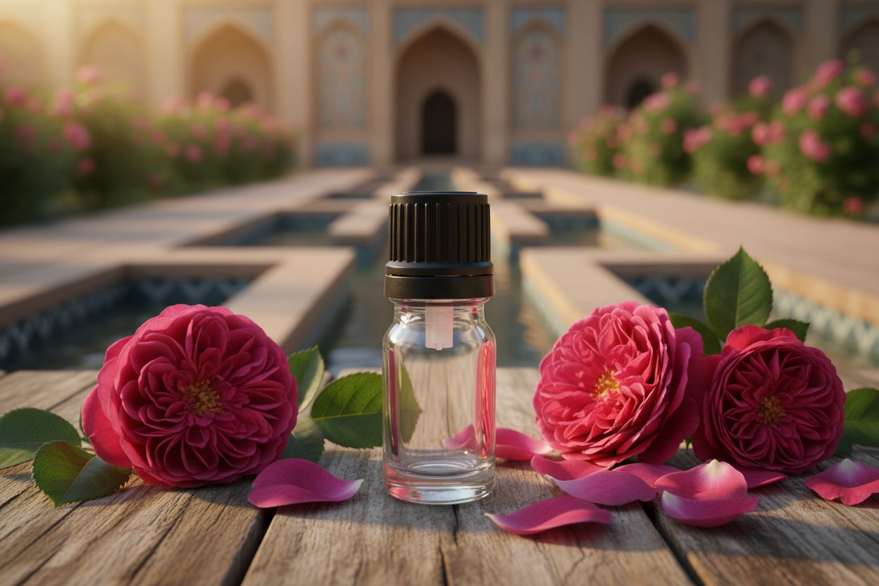 Rosa Damascena Persian Garden 1ml Bottle Showcase