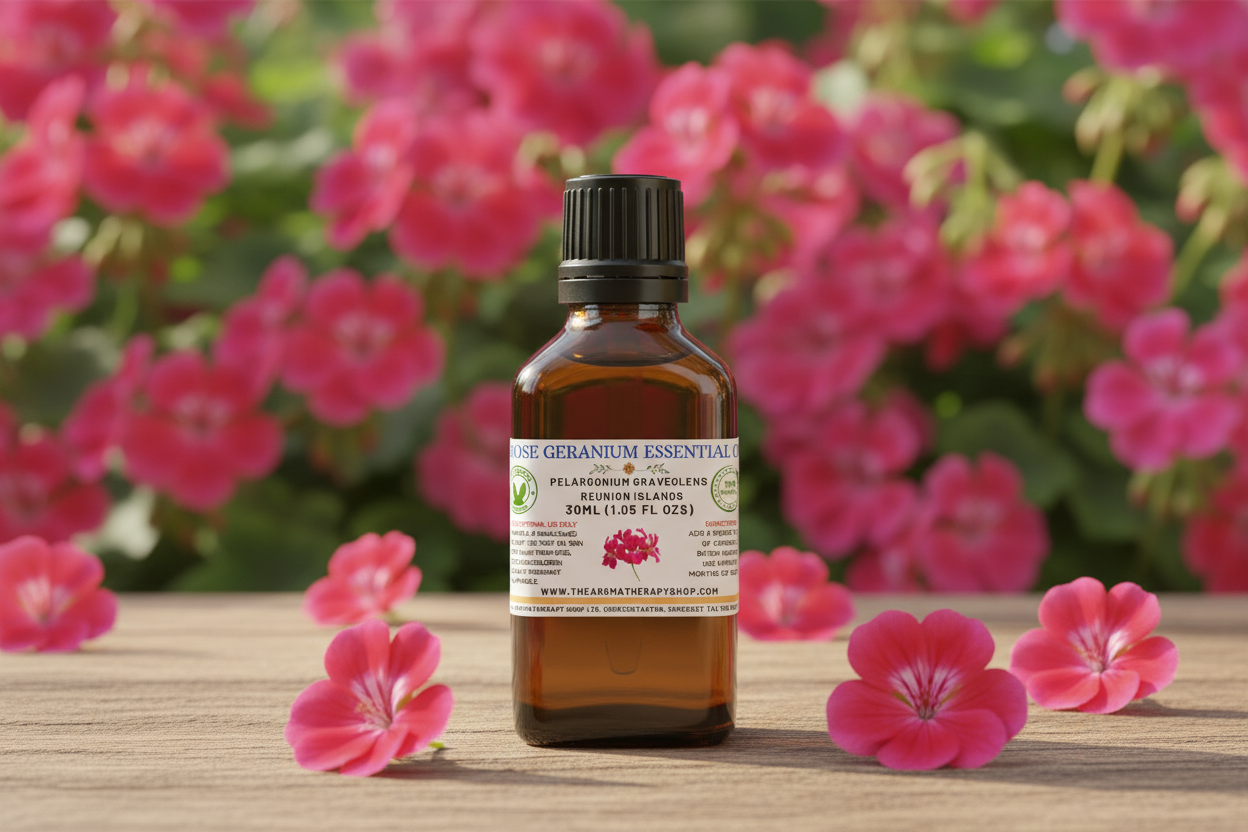 Rose Geranium 30ml Essential Oil Showcase