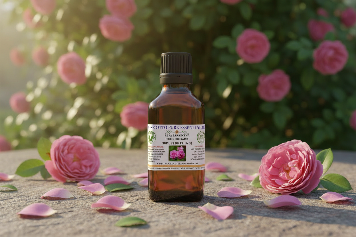 Rose Otto Essential Oil 30ml - Correct Label Reference