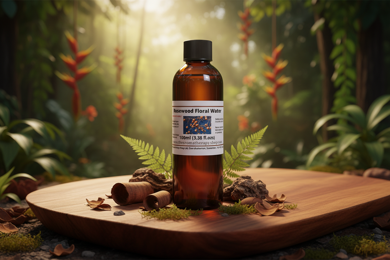 Rosewood Floral Water - Natural Organic Background