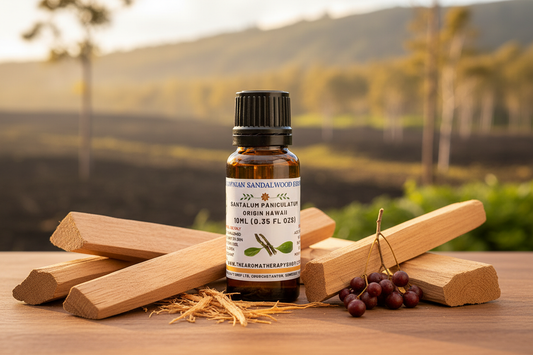 Royal Hawaiian Sandalwood Essential Oil 10ml Outdoor Showcase
