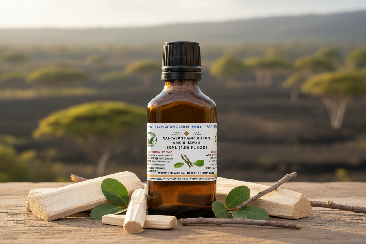 Royal Hawaiian Sandalwood Essential Oil 30ml Outdoor Showcase