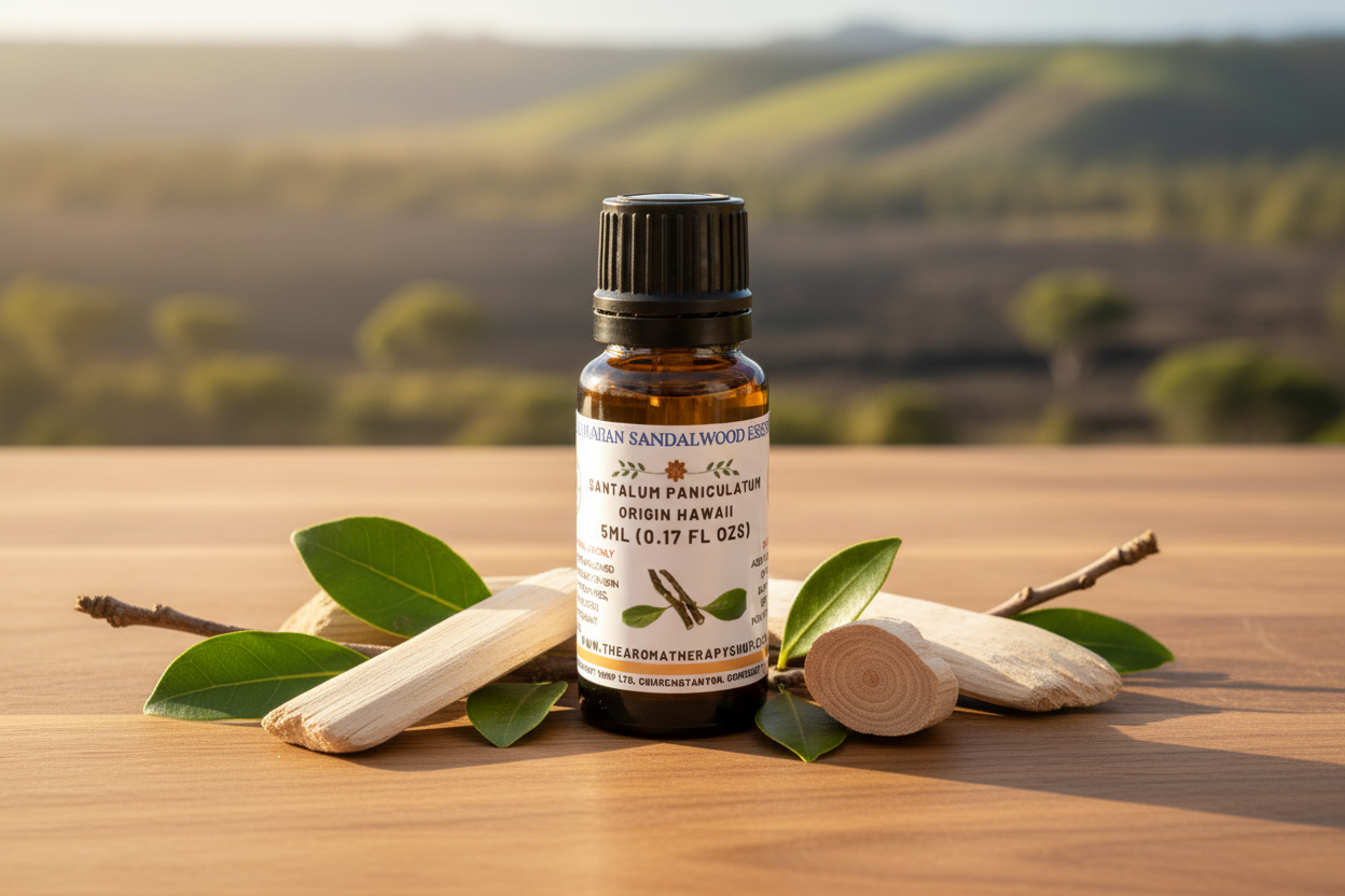 Royal Hawaiian Sandalwood Essential Oil 5ml Outdoor Showcase