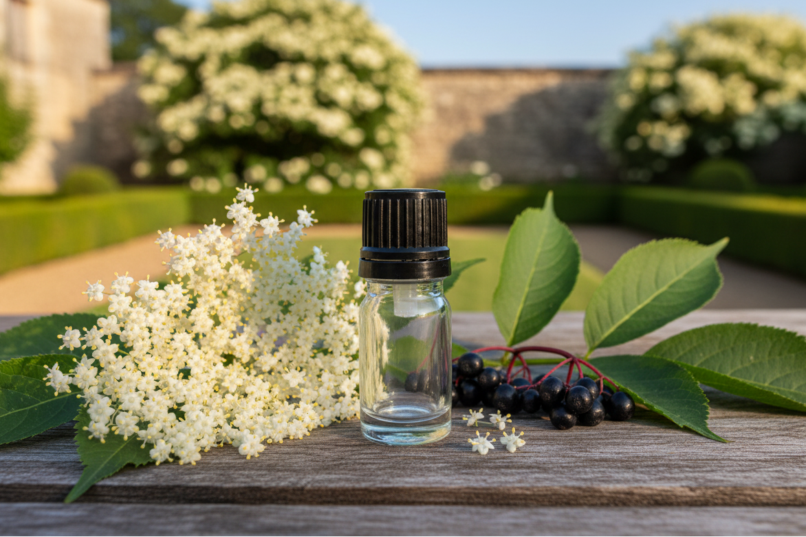 Sambucus Nigra Elderflower French Country Garden 1ml Bottle Showcase