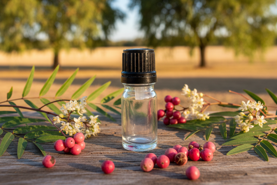Schinus Molle Pink Peppercorn South American Landscape 1ml Bottle Showcase