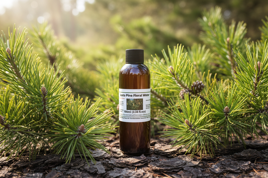 Scots Pine Needle Floral Water - Natural Organic Background