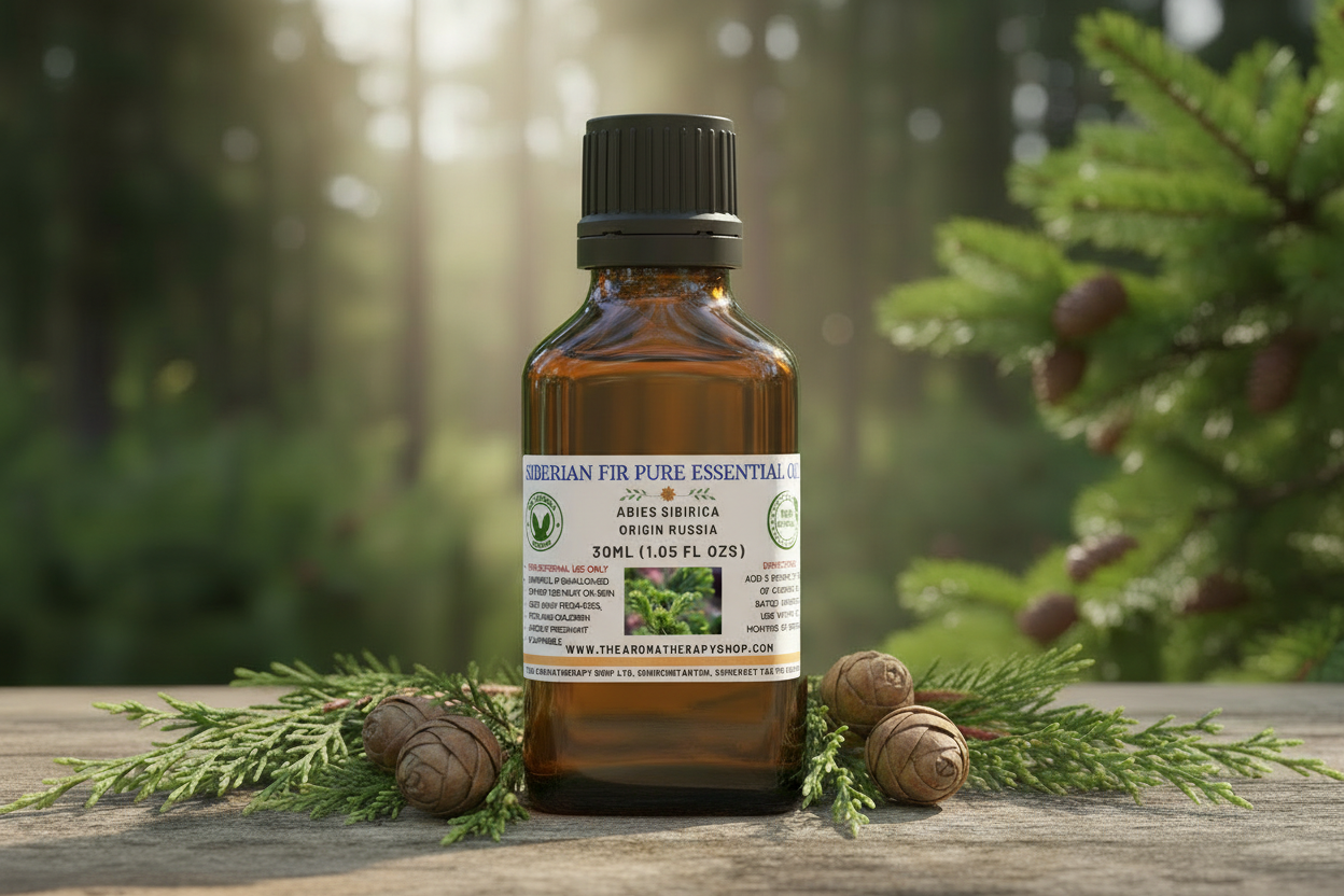 Siberian Fir Essential Oil 30ml Professional Product Photography