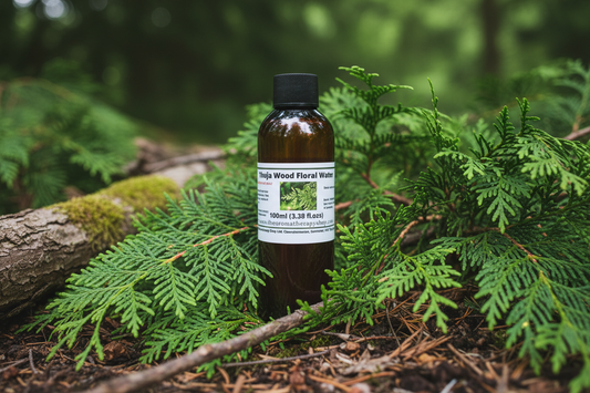 Thuja Wood Floral Water - Natural Organic Background