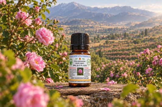 Turkish Rose Otto Essential Oil 5ml showcase
