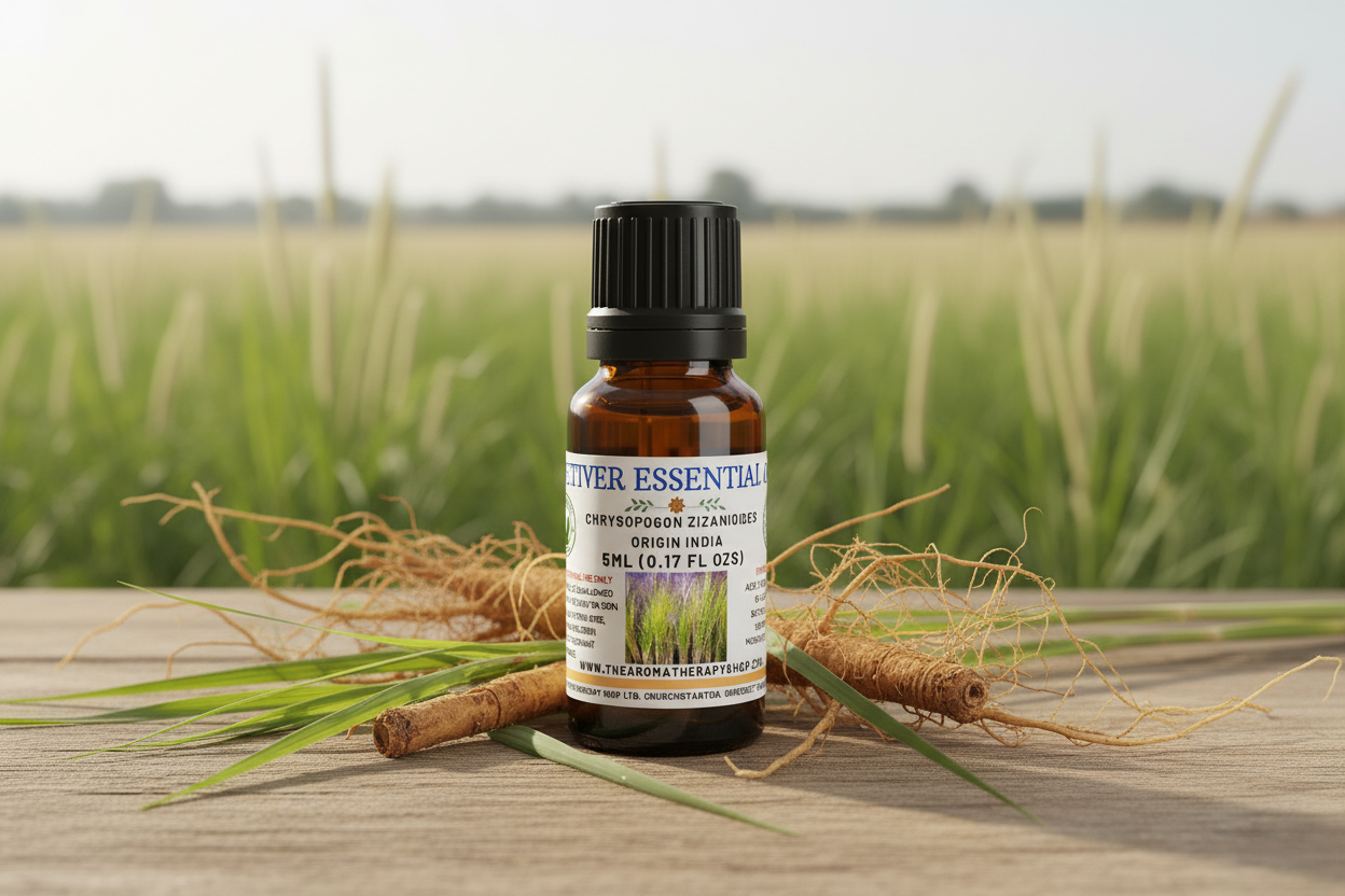 Vetiver 5ml Essential Oil Showcase