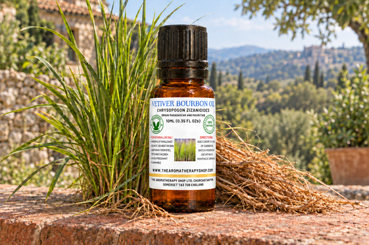 Vetiver Bourbon Oil 10ml with tighter label