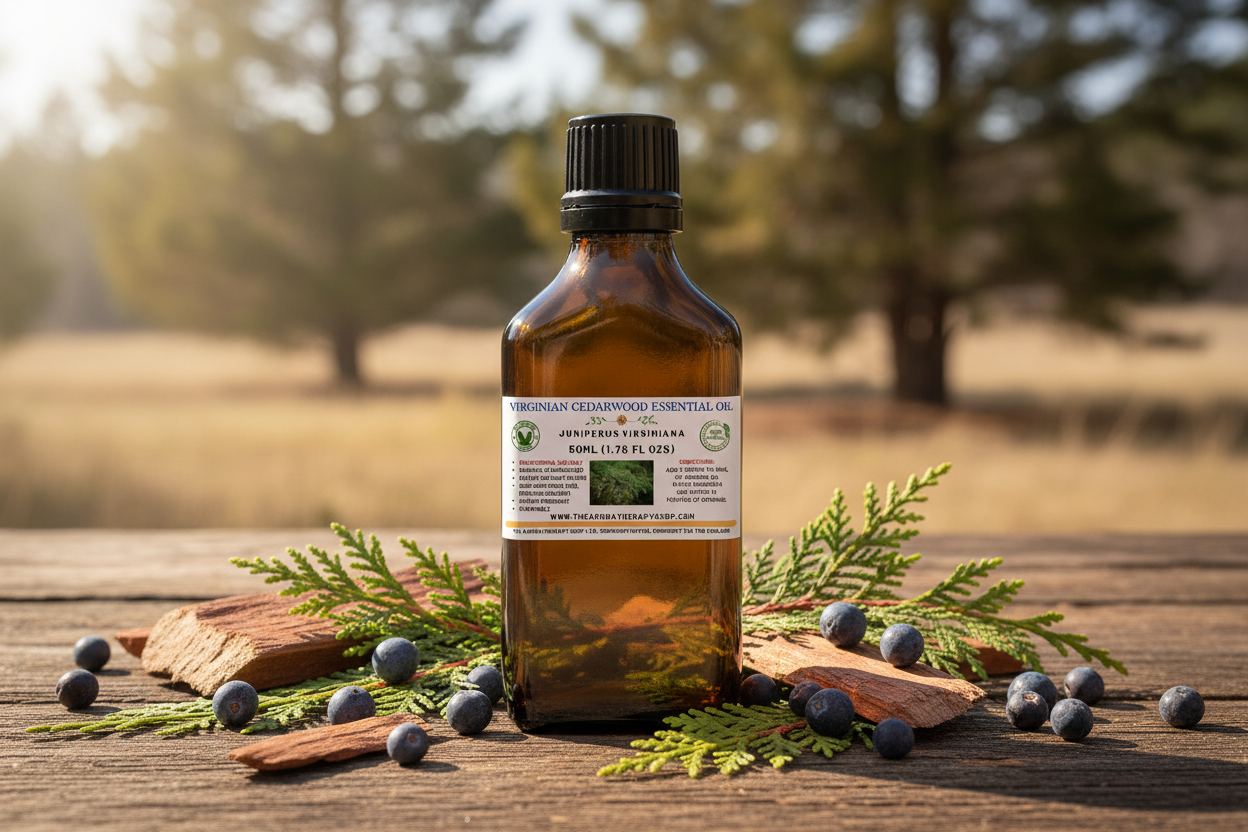 Virginian Cedarwood Essential Oil 50ml Outdoor Showcase