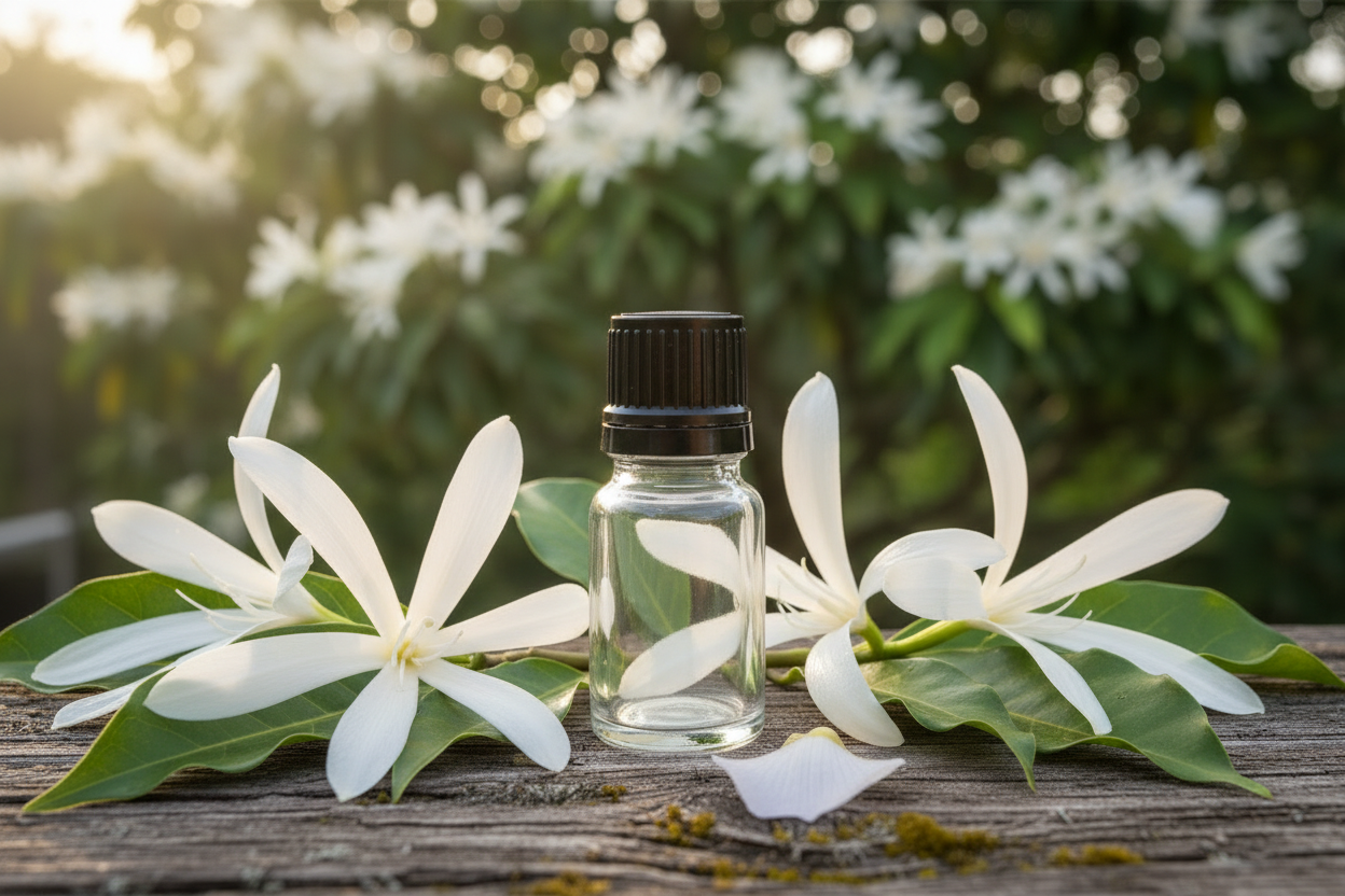 White Champaca Michelia Alba — Empty Bottle Scene
