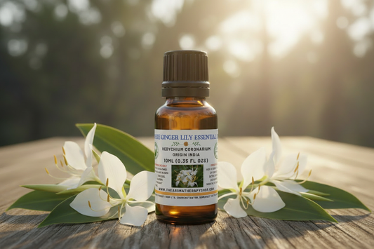 White Ginger Lily Essential Oil 10ml - Complete Label