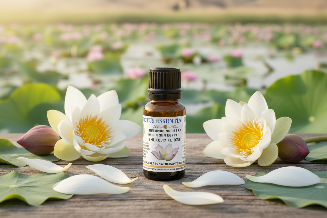 White Lotus 5ml Essential Oil Showcase