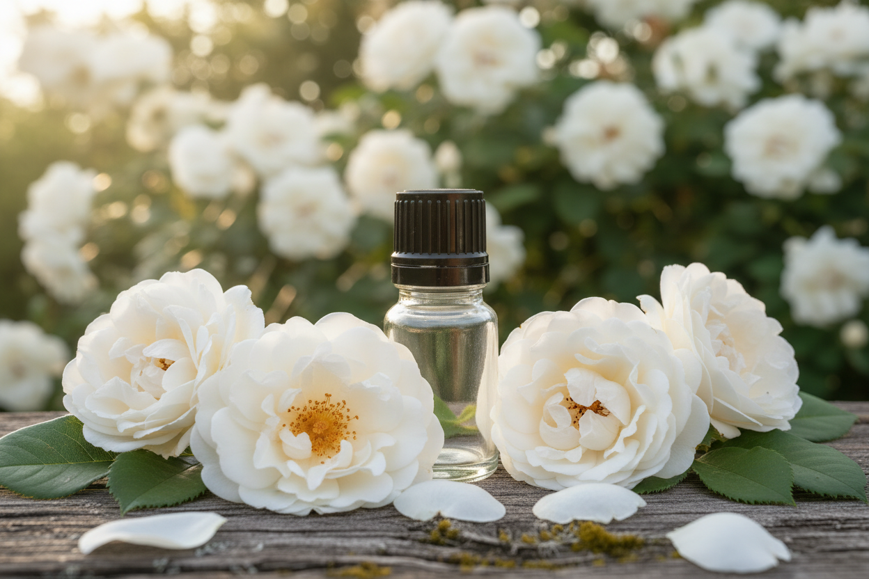 White Rosa × Alba — Empty Bottle Scene