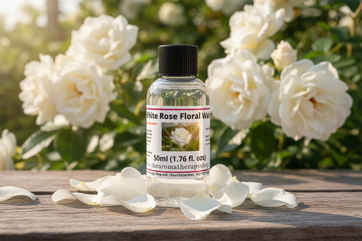 White Rose Floral Water natural outdoor setting